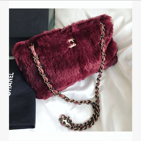 シャネル CHANEL ラパンファー ショルダーバッグ
