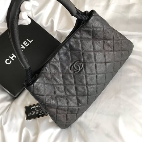 シャネル CHANEL キャビアスキン　トートバッグ
