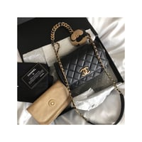 シャネル　CHANEL ミニマトラッセ チェーンショルダーバッグ