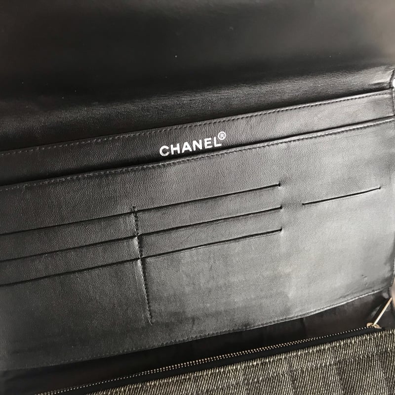 シャネル CHANEL チョコバー デニム チェーンウォレットバッグ シャネル CHANEL チョコバー デニム チェーンウォレットバッグ