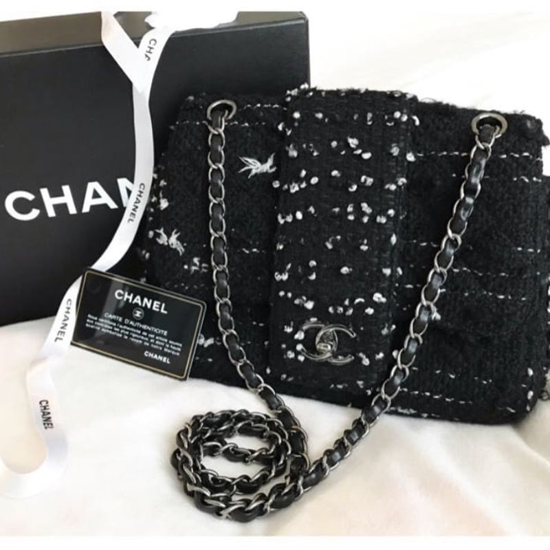 シャネル CHANEL ツイード チェーンショルダーバッグ | Advanced Style