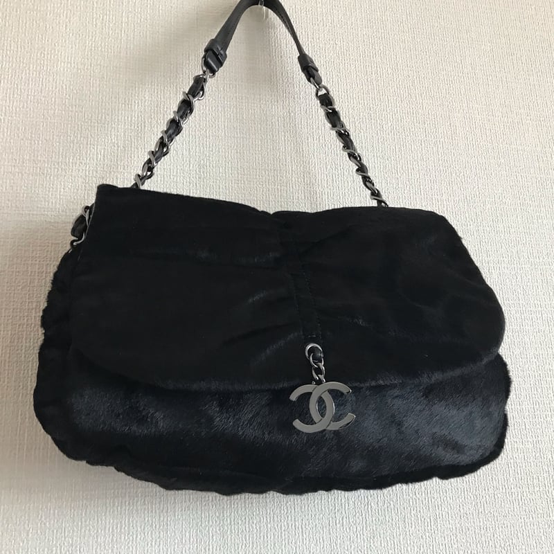 シャネル CHANEL ハラコ×ラムスキン ショルダーバッグ | Advanced Style