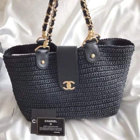 シャネル CHANEL カゴバッグ　チェーンショルダーバッグ