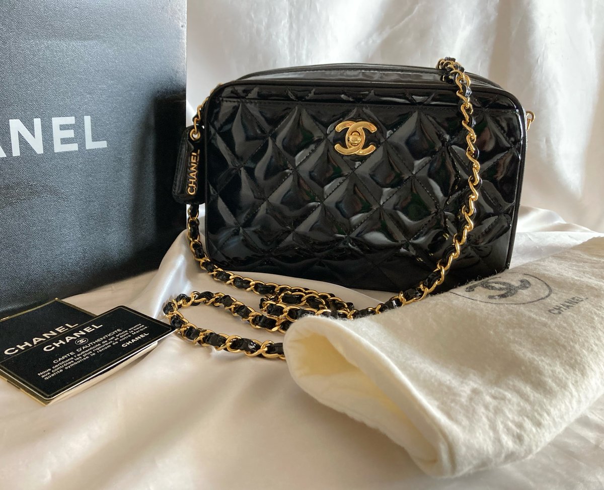 人気モデル❤️正規品　CHANEL ケース　マトラッセ　パテント　エナメル 楽天市場】シャネル 【CHANEL】 ブリーフケース ブラック パテント
