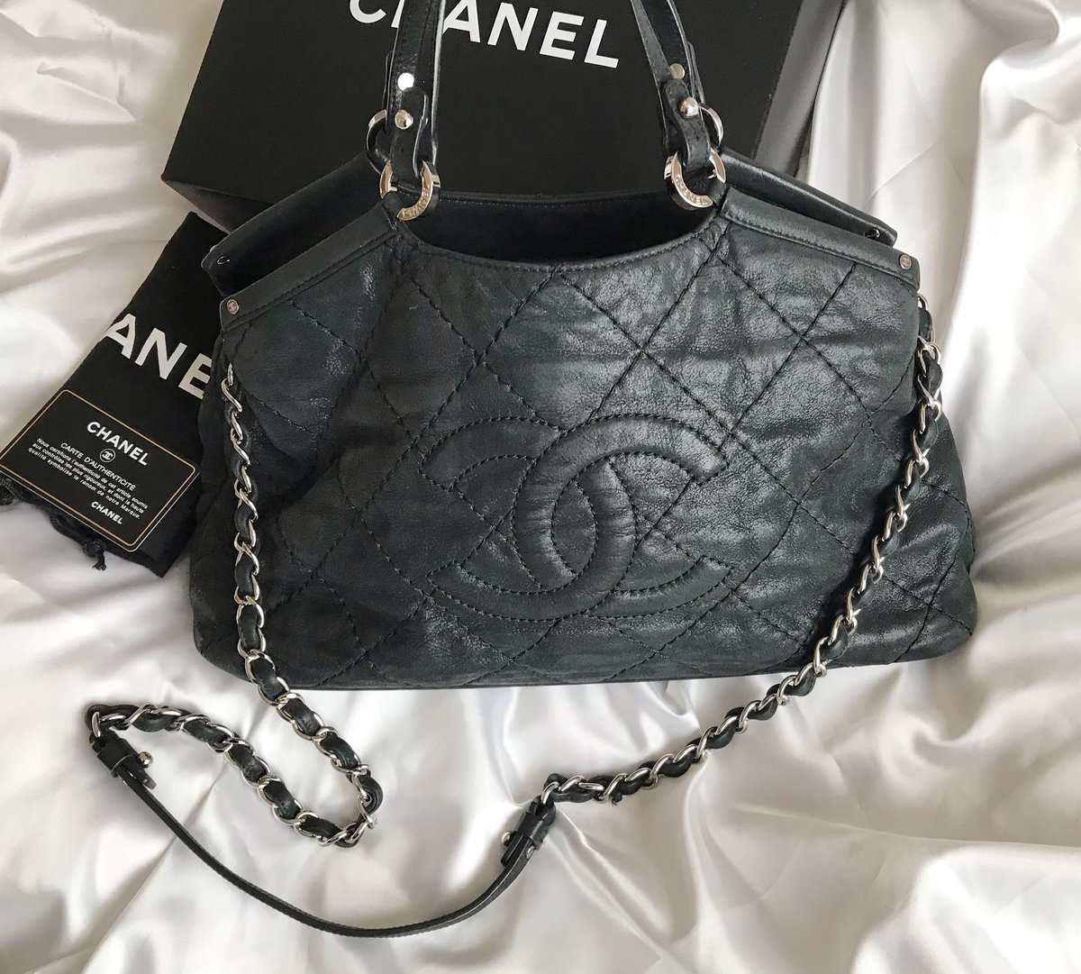 シャネル CHANEL スパークルレザー 2way ショルダーバッグ | Advanced  
