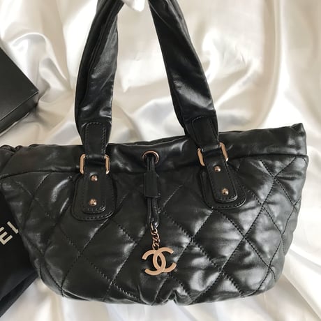 シャネル CHANEL マトラッセ ラムスキン  トートバッグ