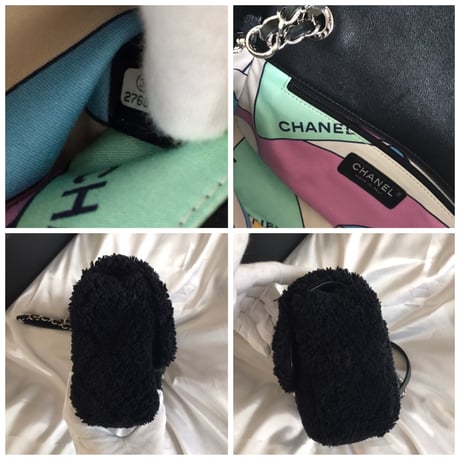 シャネル CHANEL ミックスファイバー　フラップバッグ