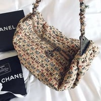 シャネル CHANEL  編み込みチェーンショルダーバッグ