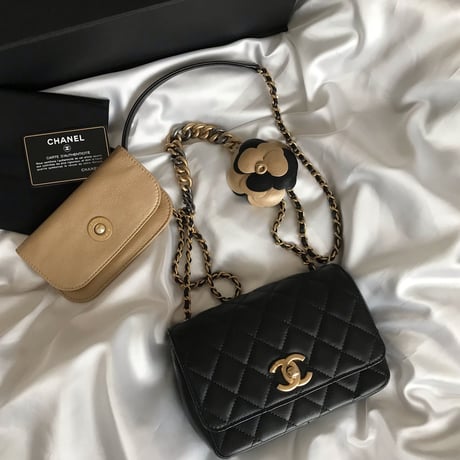 シャネル　CHANEL ミニマトラッセ チェーンショルダーバッグ