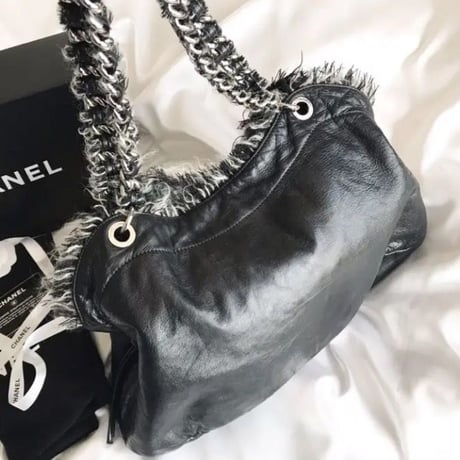 シャネル CHANEL デカココ ツイードショルダーバッグ