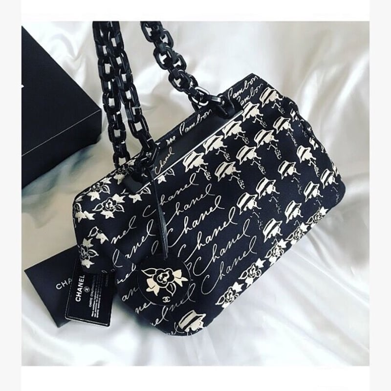 シャネル CHANEL クルーズライン プラチェーン ハンドバッグ 