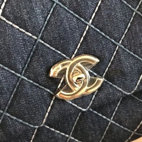 シャネル CHANEL デニムマトラッセ  ココハンドル　2wayバッグ
