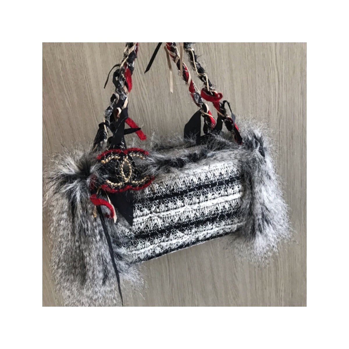 シャネル　CHANEL ファンタジーファー　ショルダーバッグ