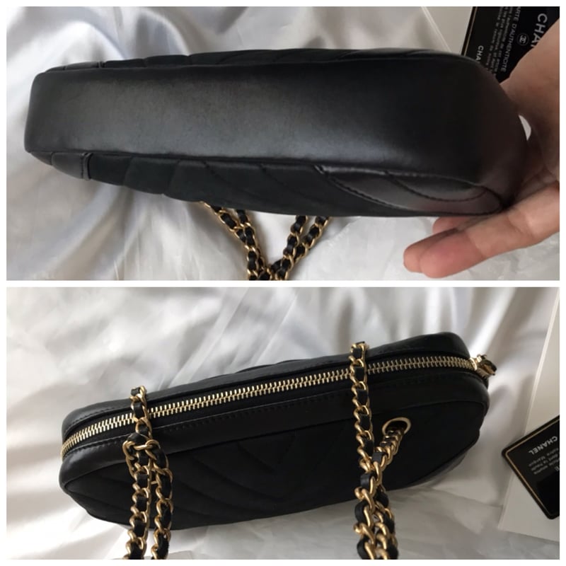 シャネル CHANEL シェブロンステッチ チェーンショルダーバッグ シャネル CHANEL シェブロンステッチ チェーンショルダーバッグ