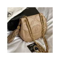 シャネル　CHANEL フリンジ チェーンバッグ