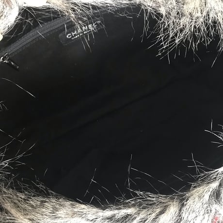 シャネル CHANEL ファンタジーファー　ツイードショルダーバッグ