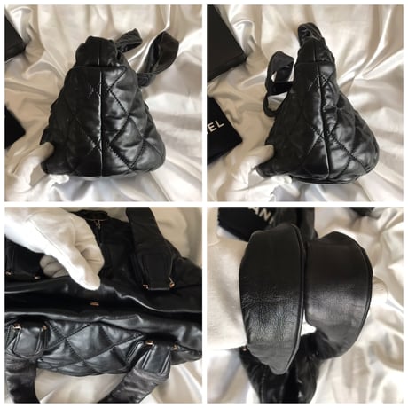 シャネル CHANEL マトラッセ ラムスキン  トートバッグ