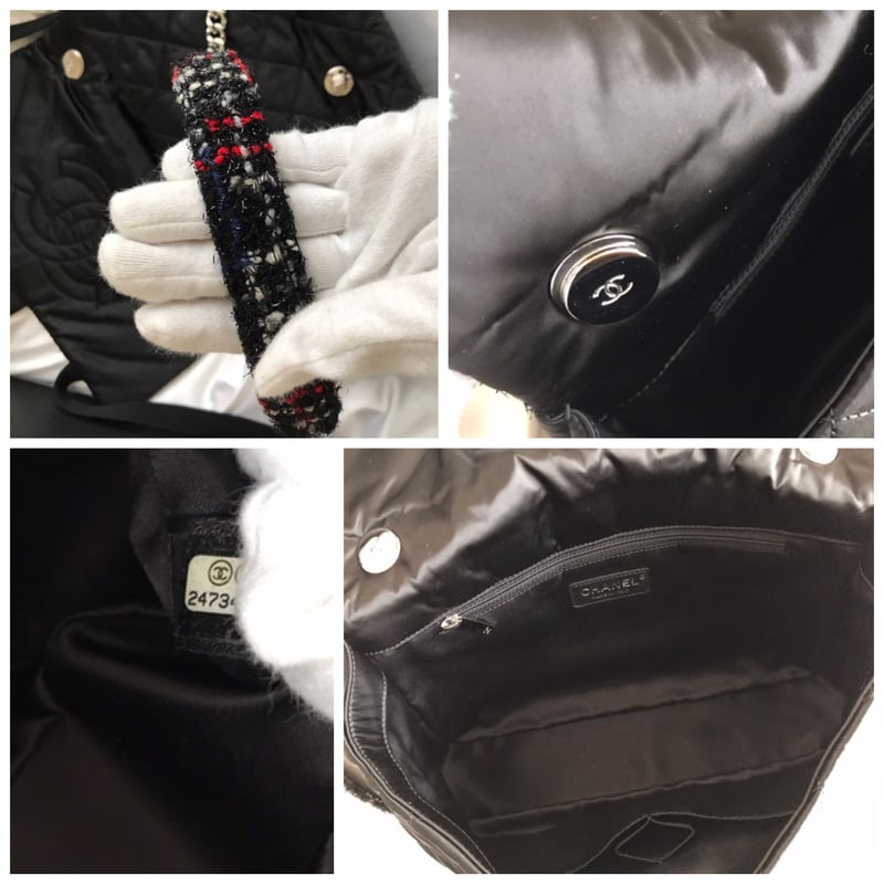 シャネル CHANEL ツイード 2way チェーンショルダーバッグ シャネル CHANEL ツイード 2way チェーンショルダーバッグ
