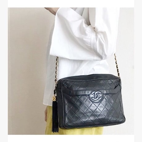 シャネル CHANEL フリンジ  チェーンショルダーバッグ