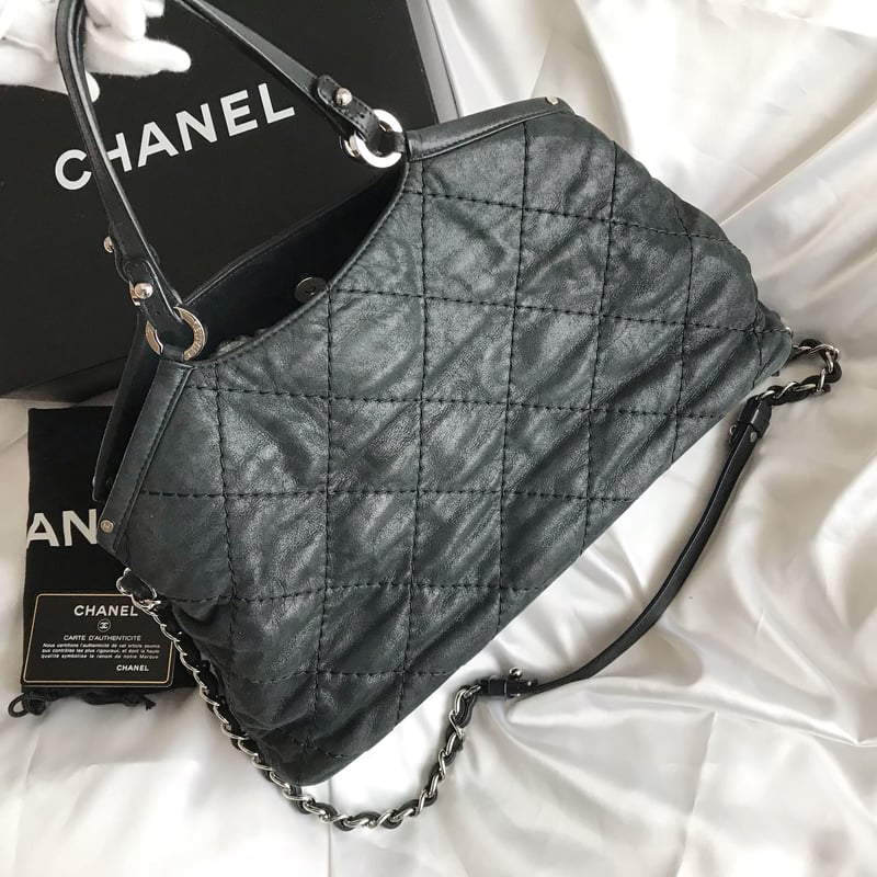 シャネル CHANEL スパークルレザー 2way ショルダーバッグ シャネル CHANEL スパークルレザー 2way ショルダーバッグ