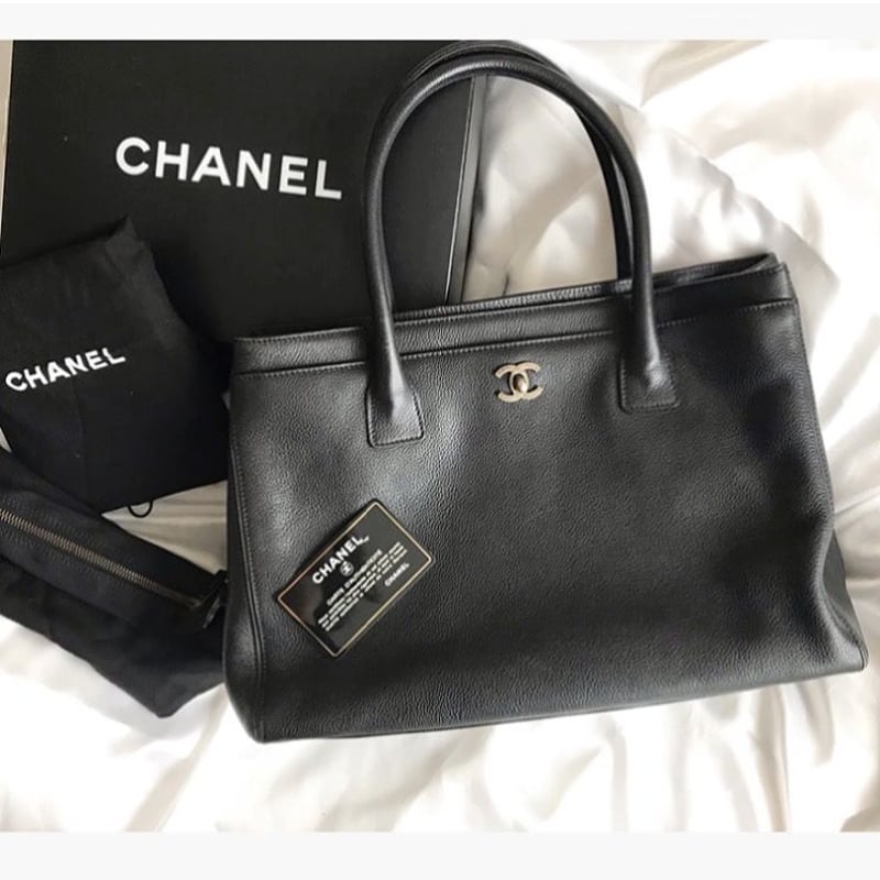 美品♡シャネル CHANEL エグゼクティブトートバッグレディース