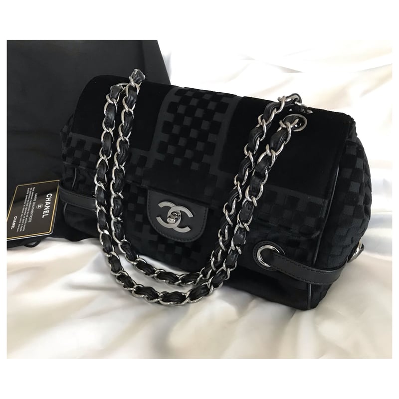 シャネル CHANEL ベルベットチェーンショルダーバッグ | Advanced Style