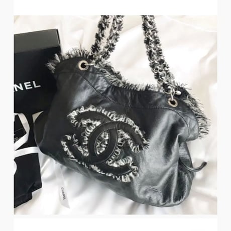 シャネル CHANEL デカココ ツイードショルダーバッグ
