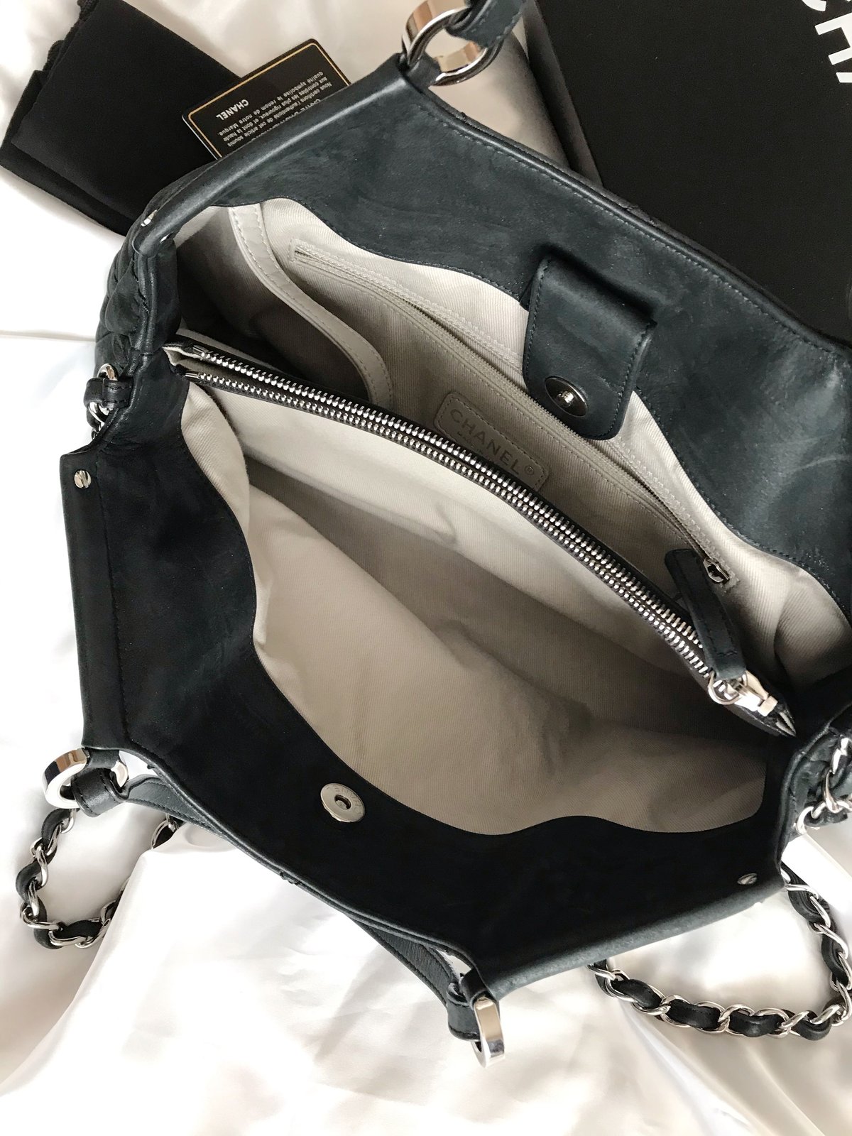 シャネル CHANEL スパークルレザー 2way ショルダーバッグ