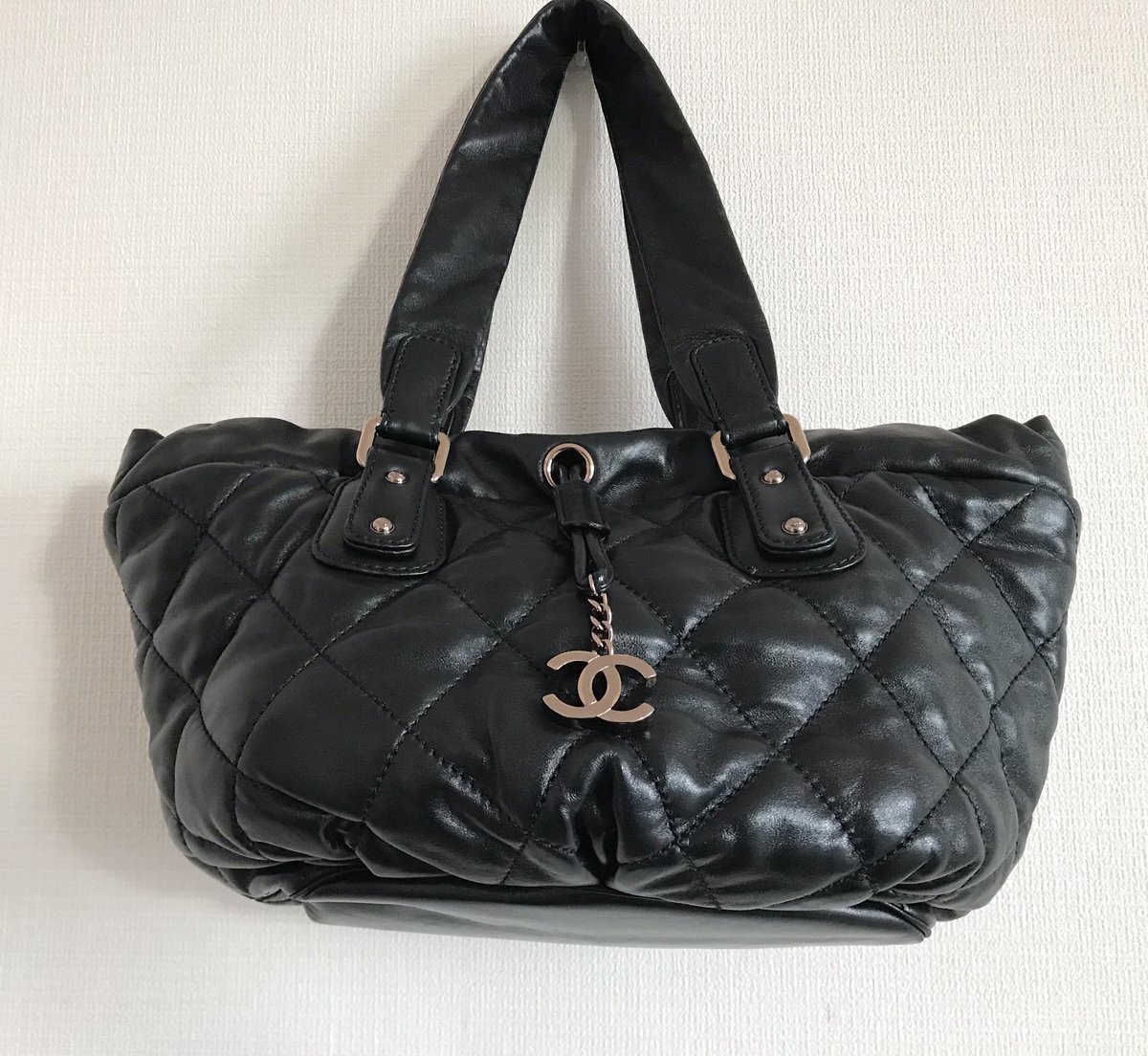 シャネル CHANEL マトラッセ ラムスキン トートバッグ シャネル CHANEL マトラッセ ラムスキン トートバッグ