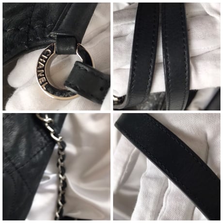 シャネル CHANEL スパークルレザー　2way ショルダーバッグ