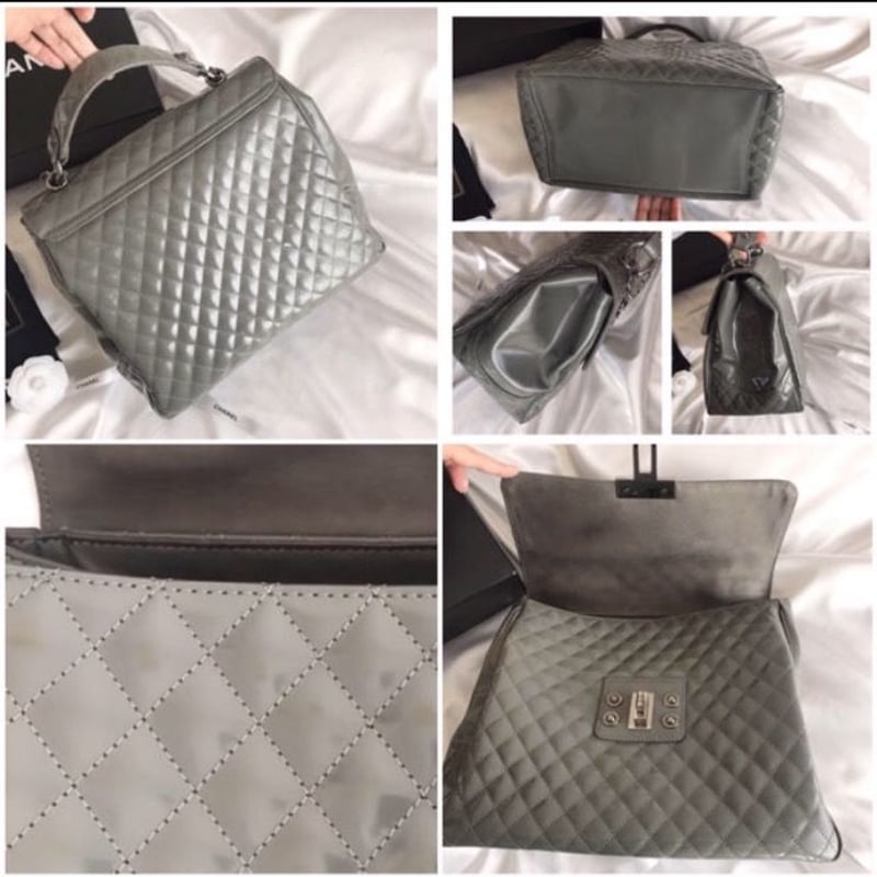 シャネル CHANEL 2.55 エナメル チェーンショルダーバッグ | Advanced 