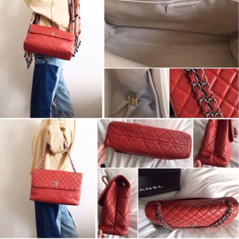 CHANEL シャネル レザー デカマトラッセ BOX付き ショルダーバッグ 楽天市場】シャネル デカマトラッセ（レディースバッグ｜バッグ