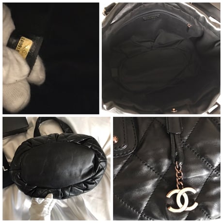 シャネル CHANEL マトラッセ ラムスキン  トートバッグ