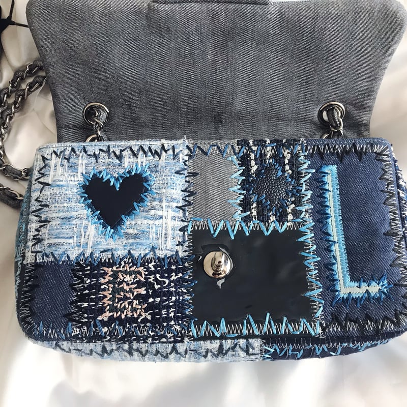 シャネル CHANEL デニム パッチワーク ショルダーバッグ シャネル CHANEL デニム パッチワーク ショルダーバッグ