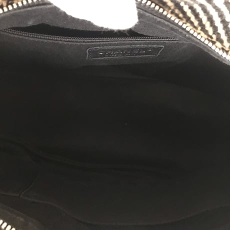 シャネル CHANEL ツイード　ミニボストンバッグ