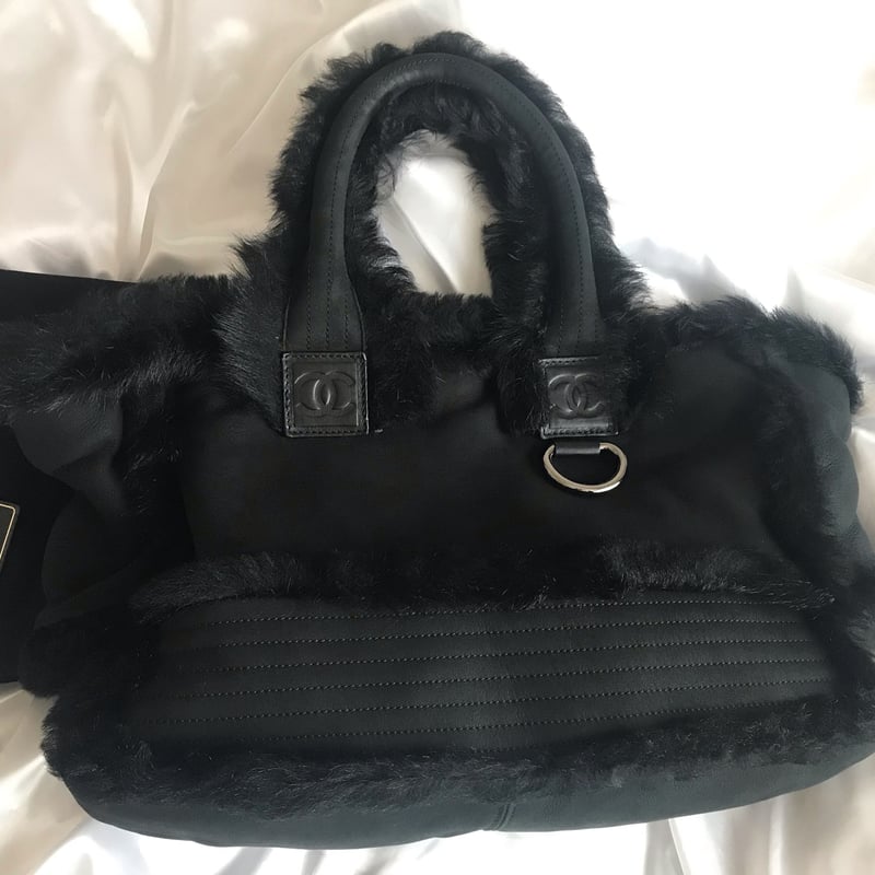 シャネル CHANEL ムートン ×ファー トートバッグ | Advanced Style