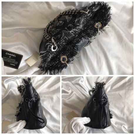 シャネル CHANEL デカココ ツイード　トート バッグ