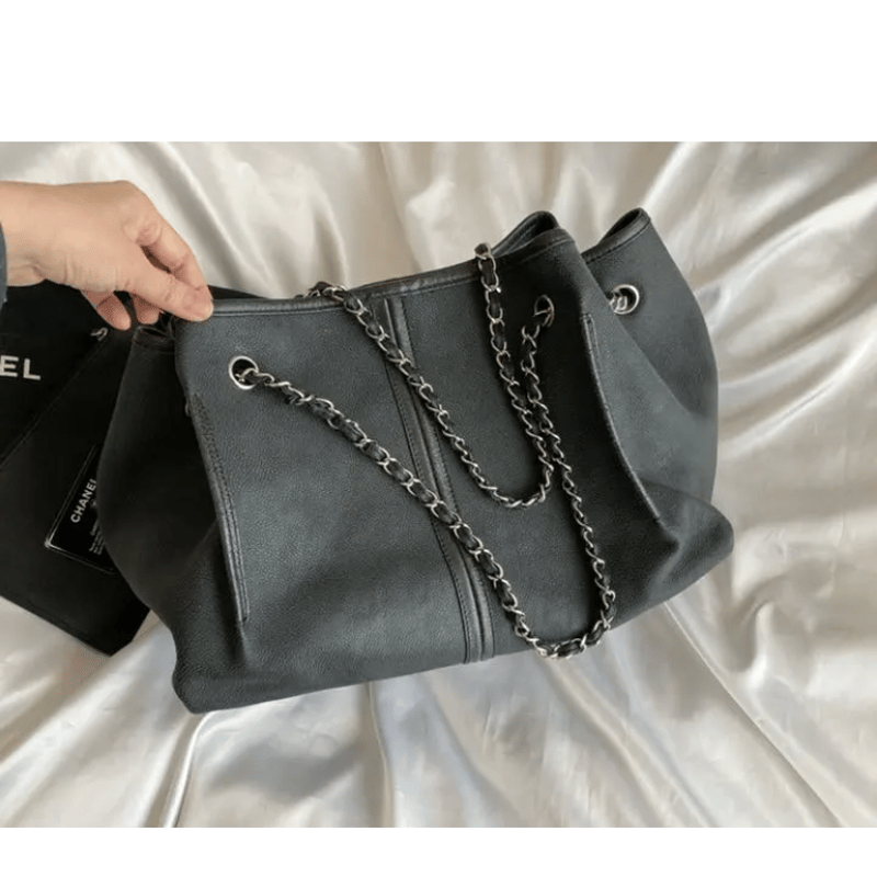 シャネル CHANEL マットキャビアスキン トートバッグ | Advanced Style シャネル CHANEL マットキャビアスキン トートバッグ | Advanced Style