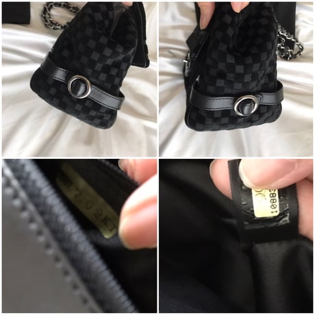 シャネル　CHANEL ベルベットチェーンショルダーバッグ