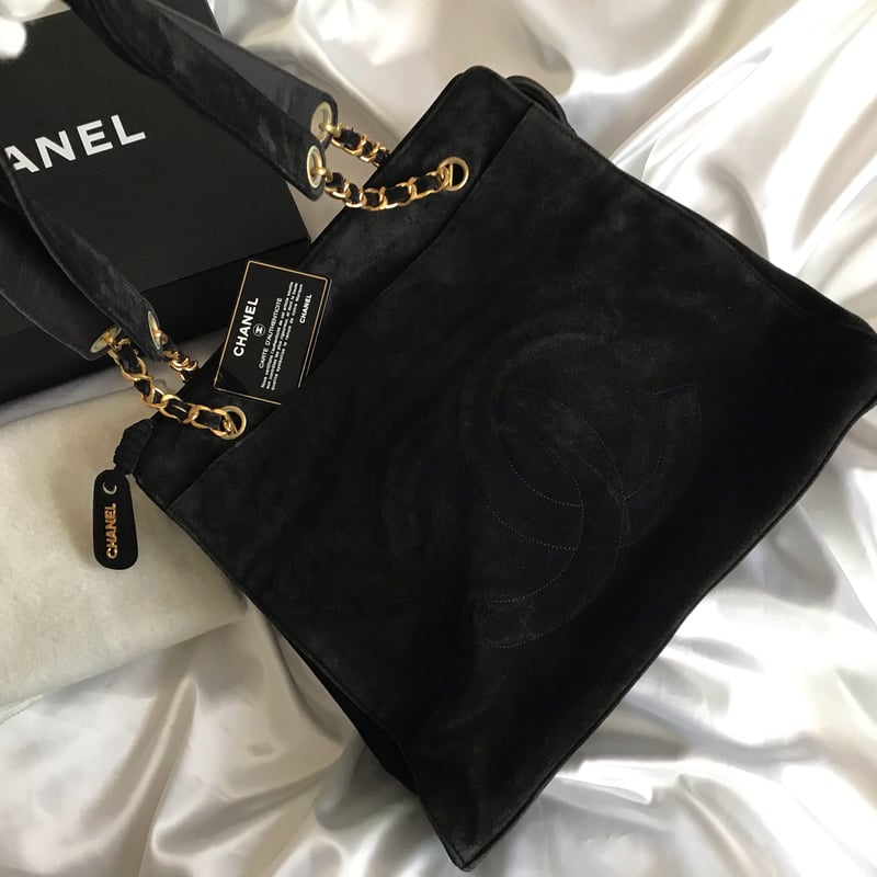 シャネル CHANEL デカココ スエードトートバッグ | Advanced Style シャネル CHANEL デカココ スエードトートバッグ | Advanced Style