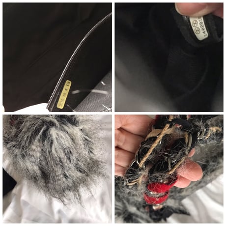 シャネル CHANEL ファンタジーファー　ツイードショルダーバッグ