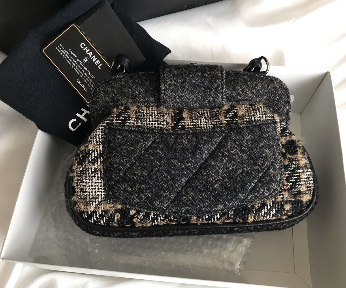 シャネルCHANELツイードバッグ入りセット即日完売品 CHANEL|シャネル マトラッセ ツイード 2way ショルダーバッグ