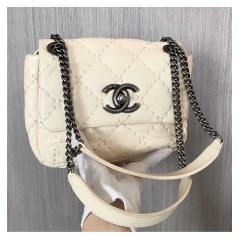 シャネル CHANEL ワイルドステッチ チェーンショルダーバッグ