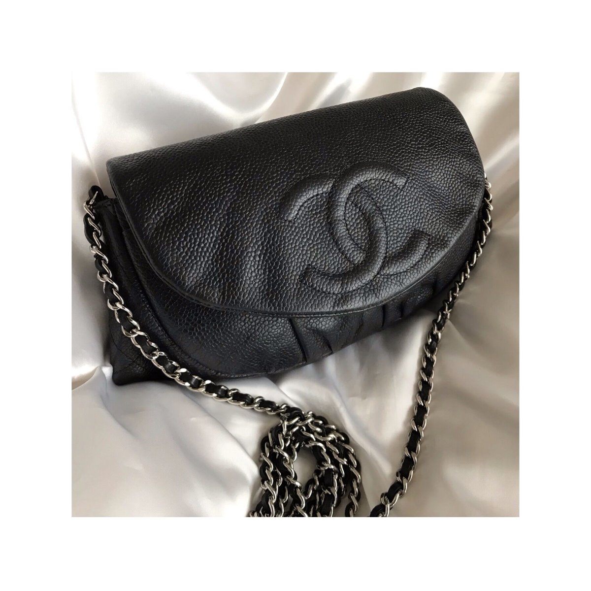シャネル CHANEL ハーフムーン チェーンウォレットバッグ シャネル CHANEL ハーフムーン チェーンウォレットバッグ
