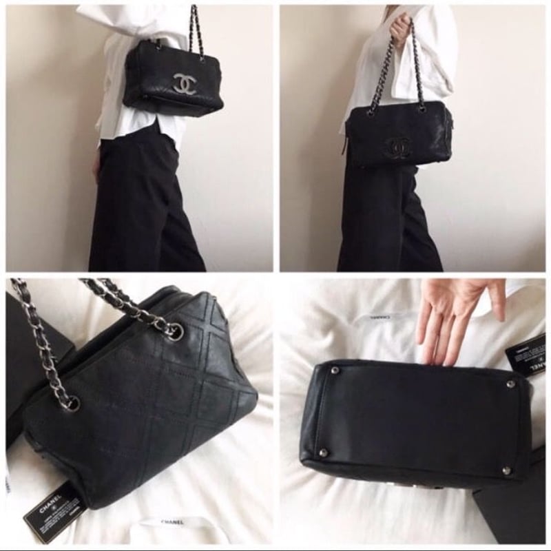 バッグ美品♡シャネル CHANEL ワイルドステッチ デカココ ショルダー