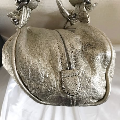 シャネル CHANEL ワイルドステッチ  ヴィンテージ 加工レザー　ハンドバッグ