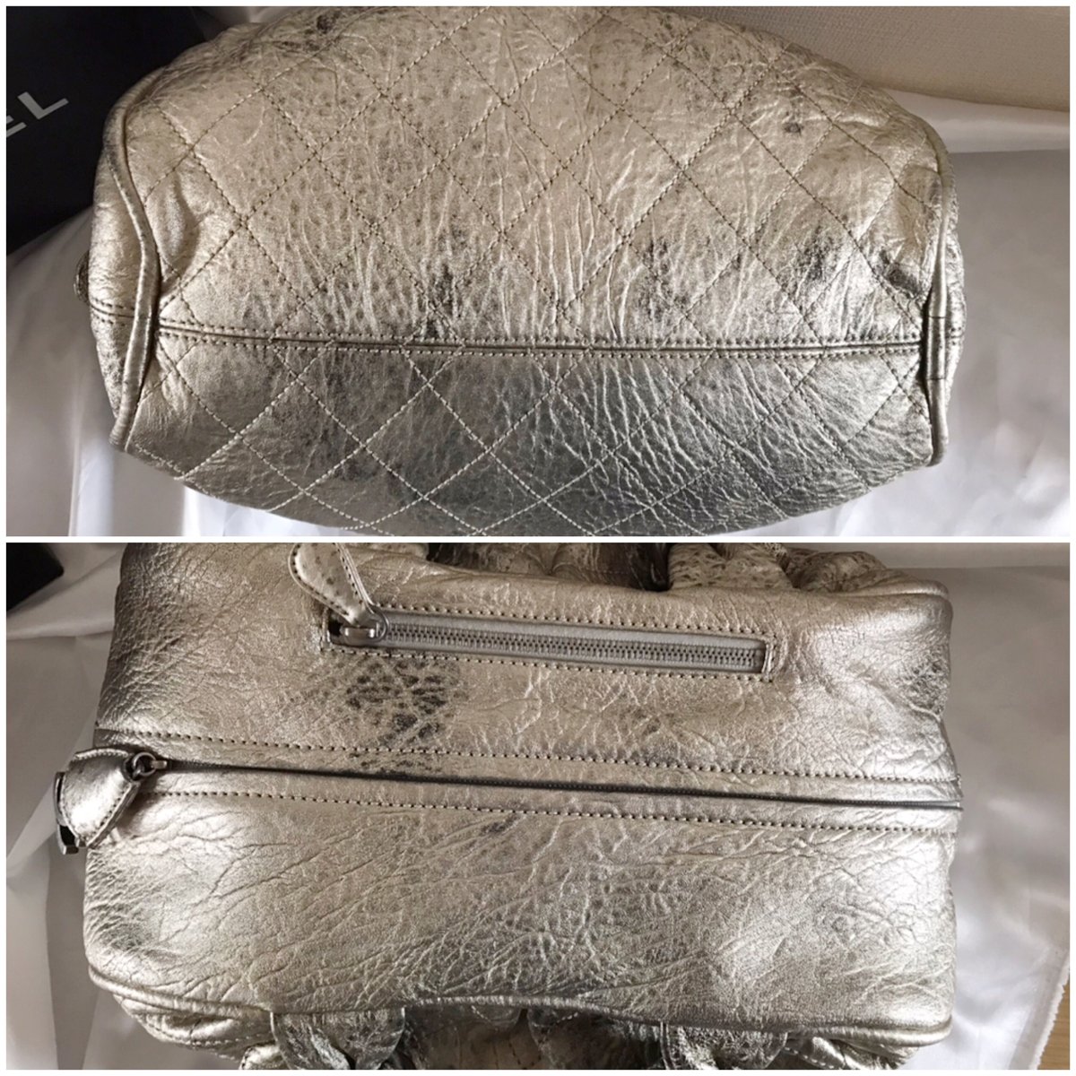 シャネル CHANEL ワイルドステッチ ヴィンテージ 加工レザー シャネル CHANEL ワイルドステッチ ヴィンテージ 加工レザー