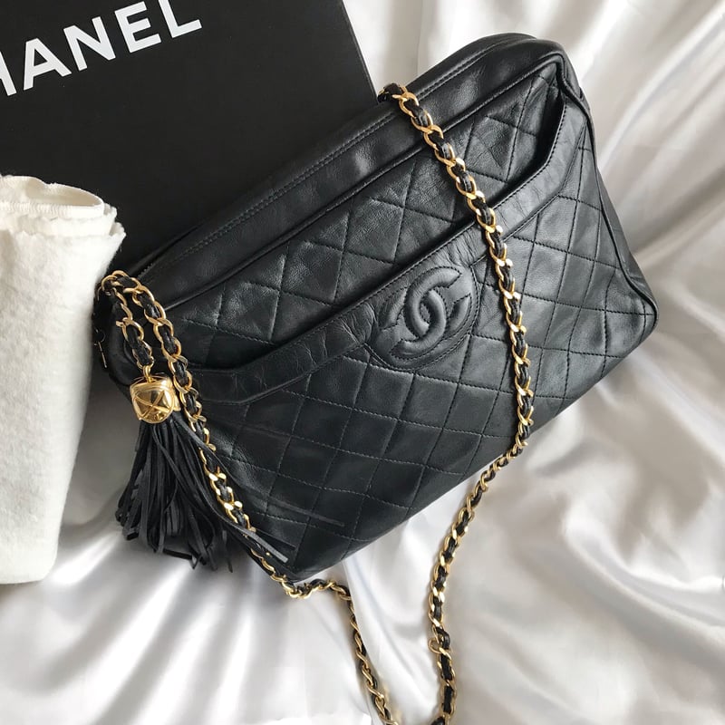 CHANEL ショルダーバッグ シャネル チェーン フリンジ ヴィンテージ