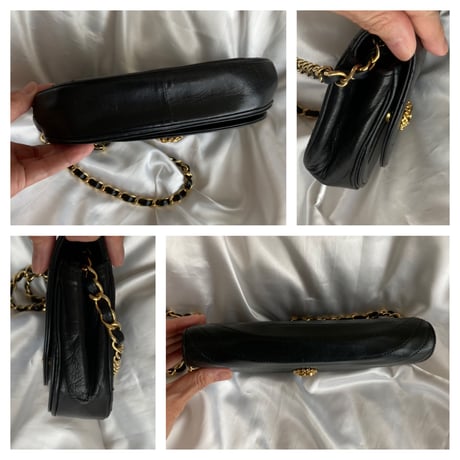 シャネル　CHANEL  ハーフムーン　チェーンショルダーバッグ