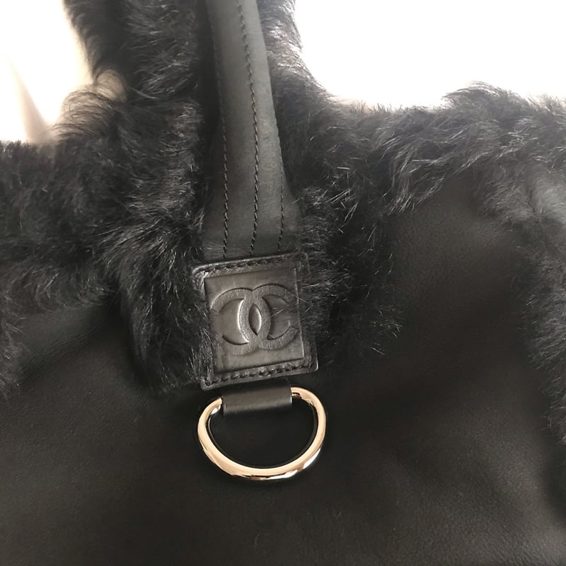 シャネル CHANEL ムートン トートバッグ